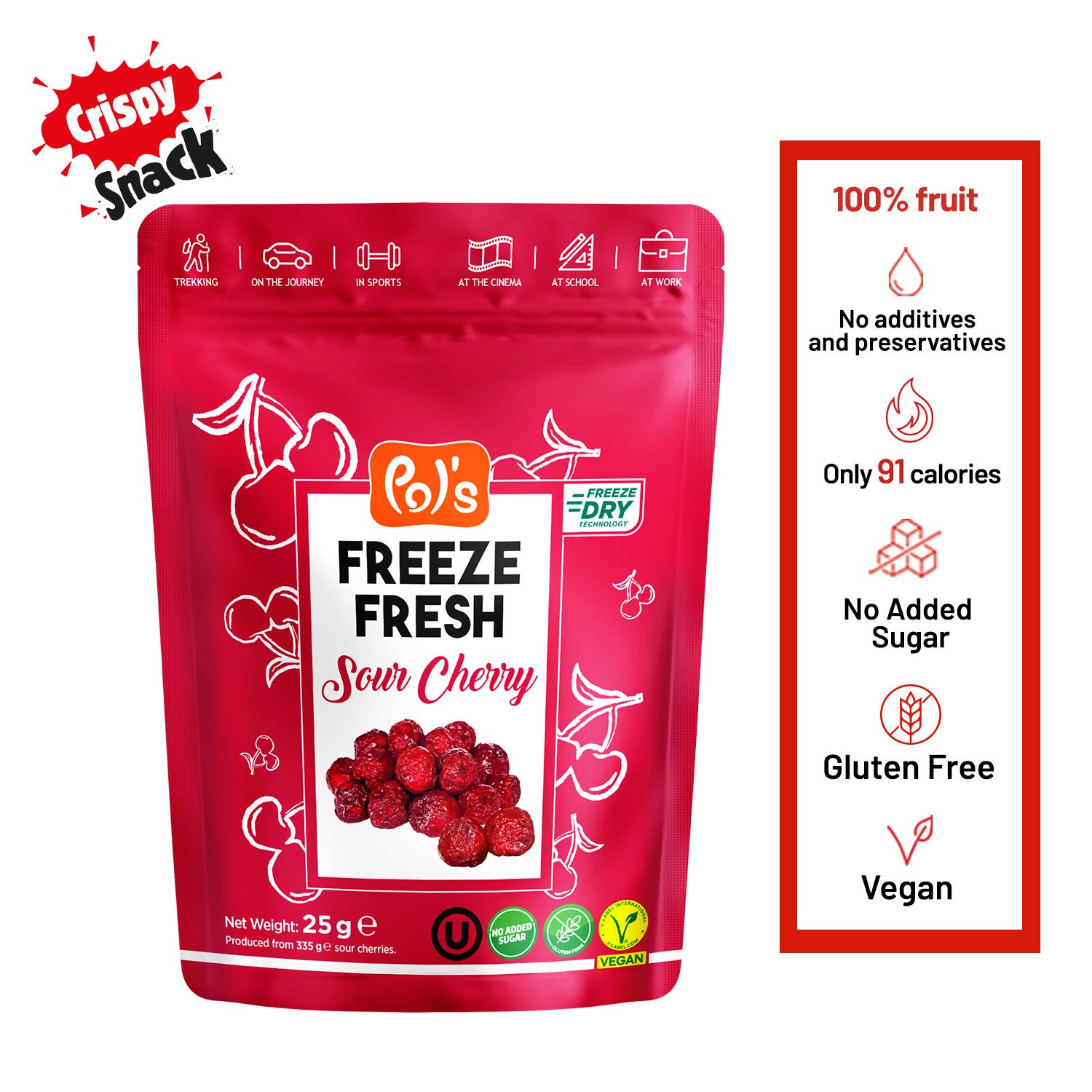 Freeze Dried Sour Cherry