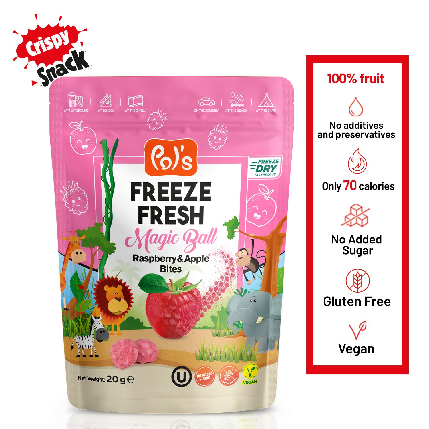 Magic Balls - Apple and Raspberry