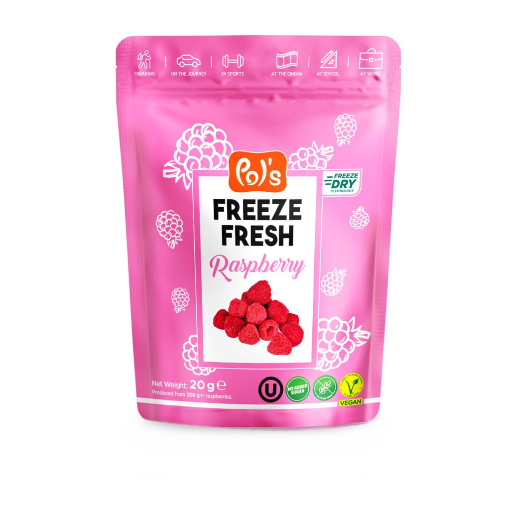 Freeze Dried Raspberry - Pols Wellness Foods