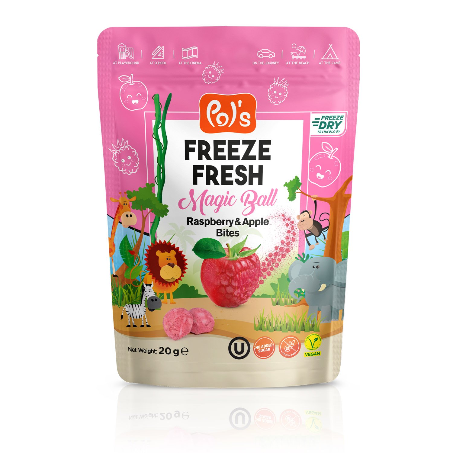 Magic Balls - Apple and Raspberry