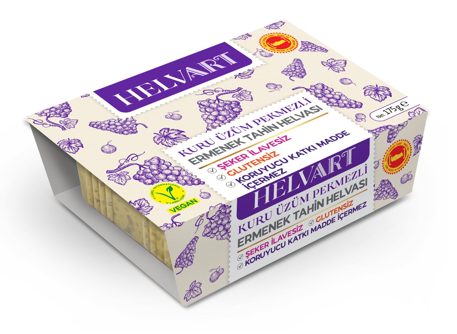 Tahini Halva with Grape Molasses