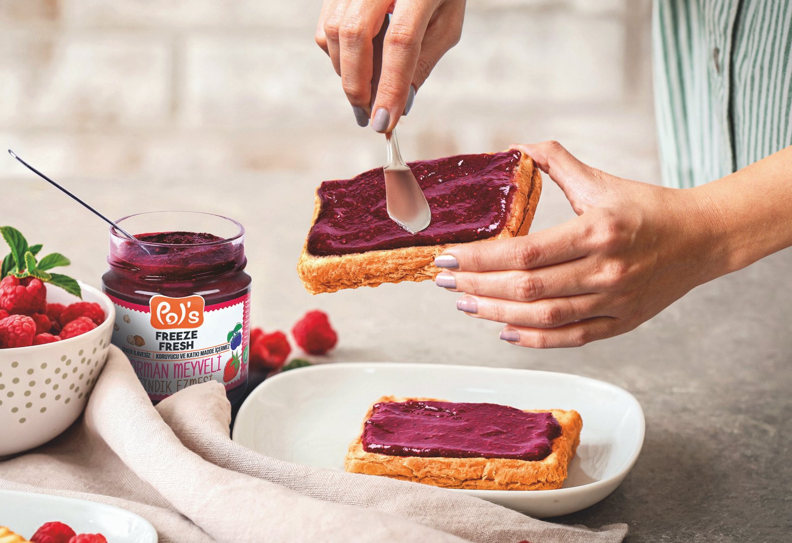 Fruit Tahini Hazelnut Spread