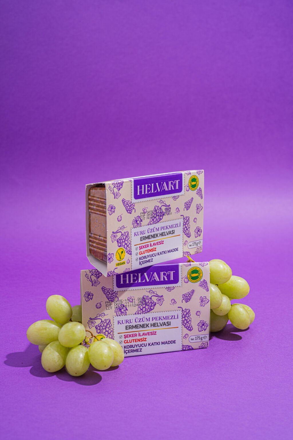 Tahini Halva with Carob Molasses